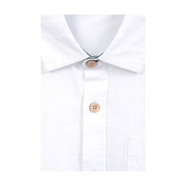 Mountain Warehouse Mens Coconut Textured Long-Sleeved Shirt
