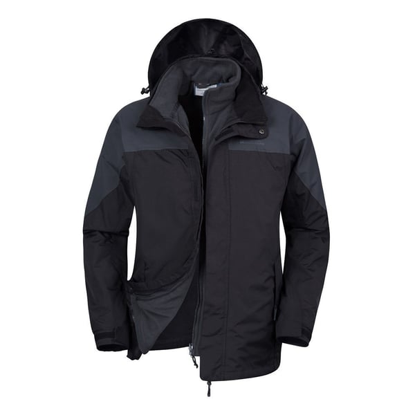 Mountain Warehouse Mens Storm 3 in 1 Waterproof Jacket