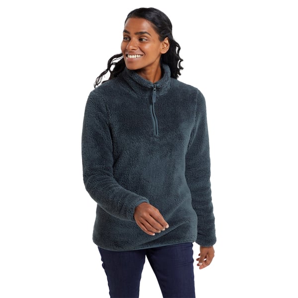 Mountain Warehouse Womens/Ladies Teddy Fleece Quarter Zip Fleece Top