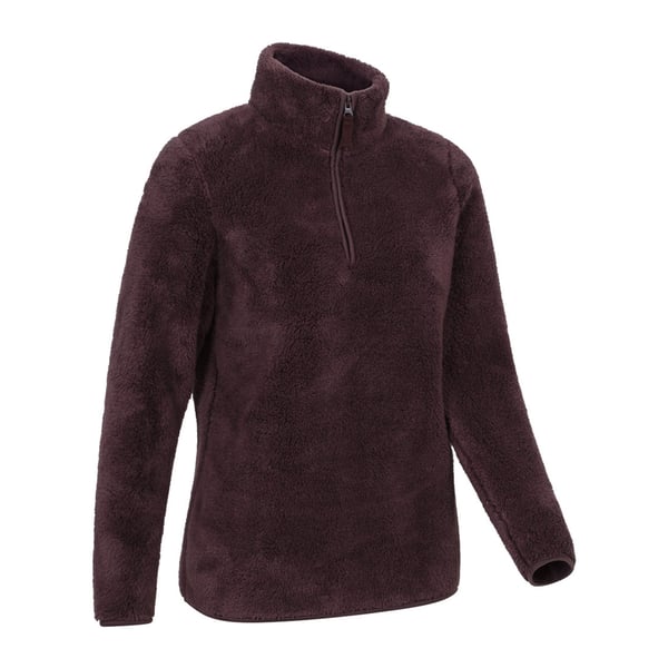 Mountain Warehouse Womens/Ladies Teddy Fleece Quarter Zip Fleece Top
