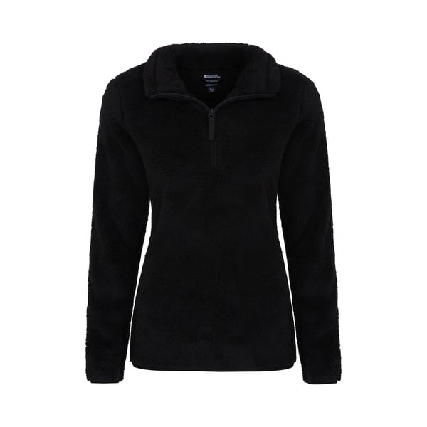 Mountain Warehouse Womens/Ladies Teddy Fleece Quarter Zip Fleece Top