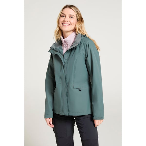 Mountain Warehouse Womens/Ladies Thunderstorm II 3 in 1 Waterproof Jacket