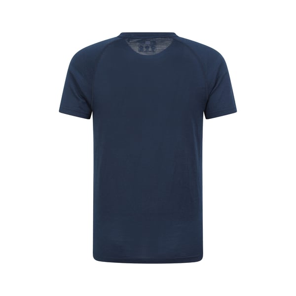 Mountain Warehouse Mens Quest Printed Merino Blend Thermal Top