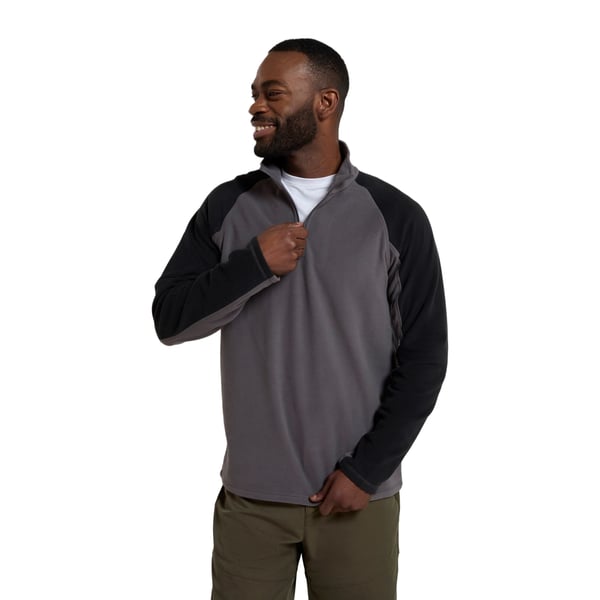 Mountain Warehouse Mens Ashbourne II Half Zip Fleece Top