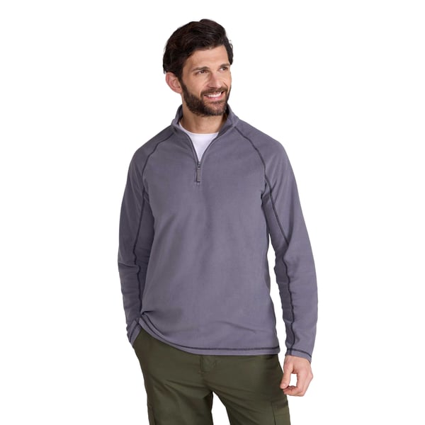 Mountain Warehouse Mens Ashbourne II Half Zip Fleece Top