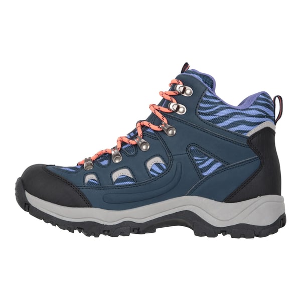 Mountain Warehouse Womens/Ladies Adventurer Leopard Print Faux Suede Waterproof Walking Boots