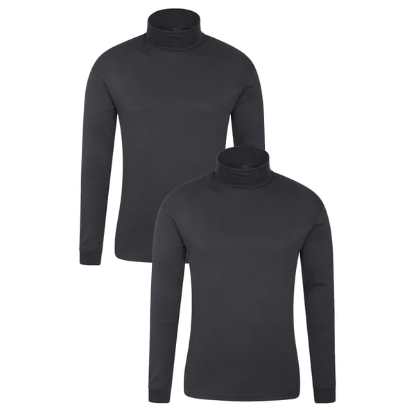 Mountain Warehouse Mens Meribel Thermal Top (Pack of 2) Mountain Warehouse Mens Meribel Thermal Top (Pack of 2)