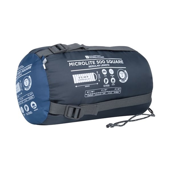 Mountain Warehouse Unisex Adult Left Zip Microlite 500 Square Sleeping Bag