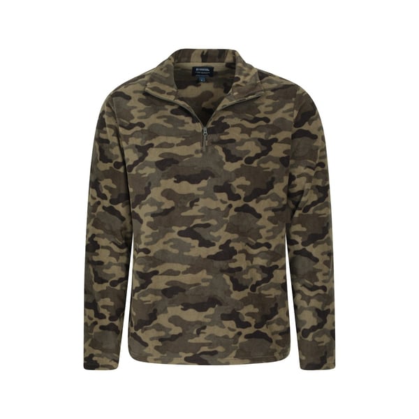 Mountain Warehouse Mens Camber II Half Zip Fleece Top