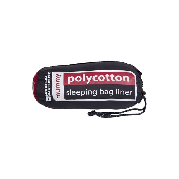 Mountain Warehouse Polycotton Mummy Sleeping Bag Liner
