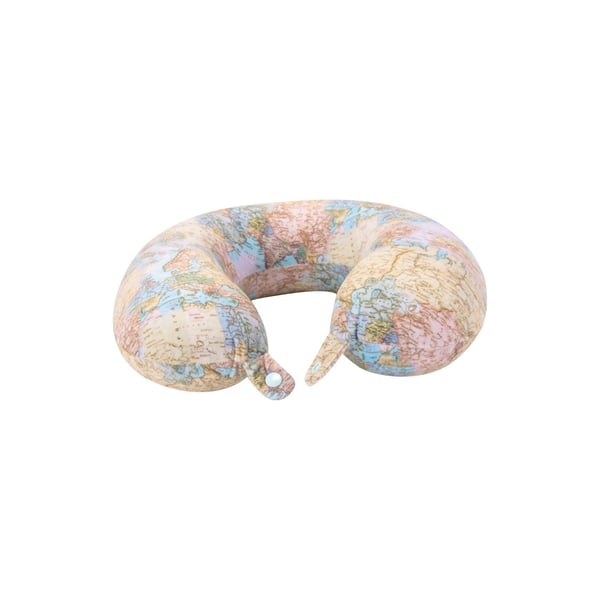Mountain Warehouse World Map Memory Foam Travel Pillow