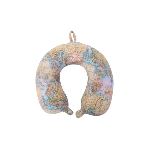 Mountain Warehouse World Map Memory Foam Travel Pillow