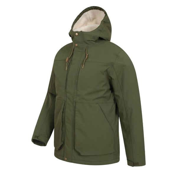 Mountain Warehouse Mens Coastline Borg Waterproof Jacket