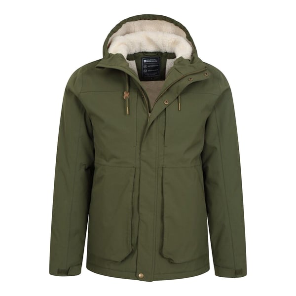 Mountain Warehouse Mens Coastline Borg Waterproof Jacket
