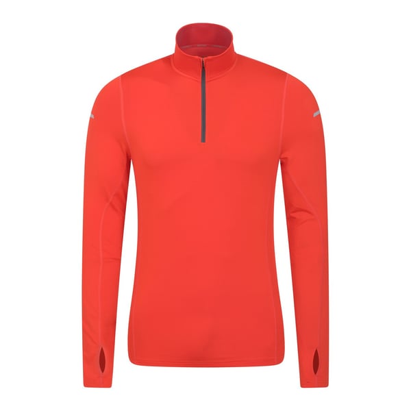Mountain Warehouse Mens Vault Recycled Half Zip Long-Sleeved Top