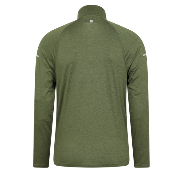 Mountain Warehouse Mens Echo Melange Recycled Half Zip Midlayer