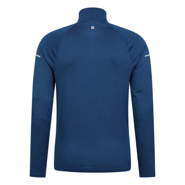Mountain Warehouse Mens Echo Melange Recycled Half Zip Midlayer