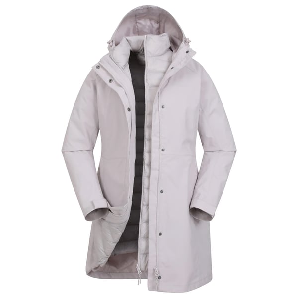 Mountain Warehouse Naisten Alaskan pitkä 3-in-1-takki