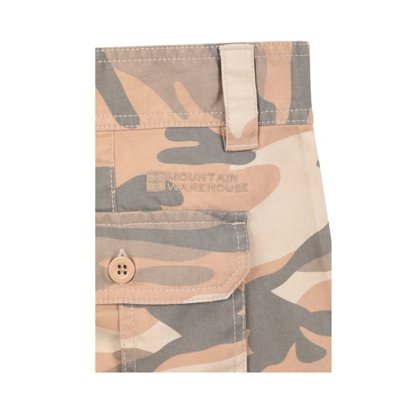 Mountain Warehouse Mens Camo Cargo Shorts