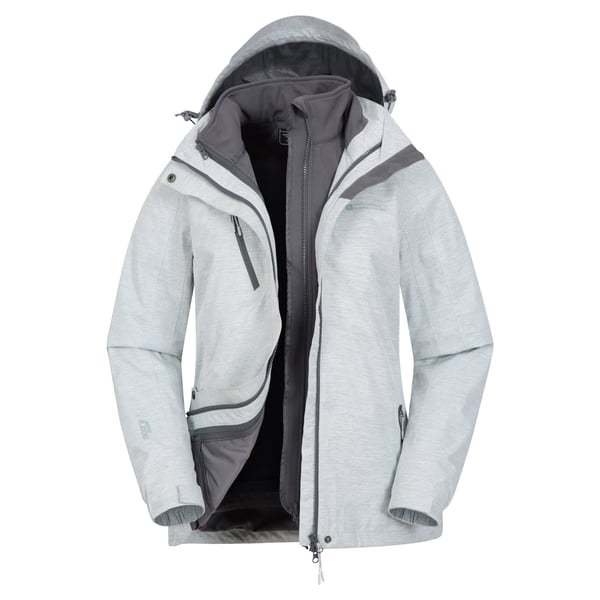 Mountain Warehouse Womens/Ladies Bracken Melange 3 in 1 Jacket