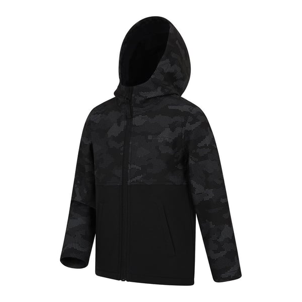 Mountain Warehouse Børn/Børn Exodus Camo Soft Shell Jacket