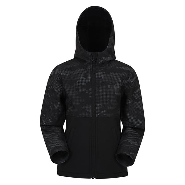 Mountain Warehouse Børn/Børn Exodus Camo Soft Shell Jacket