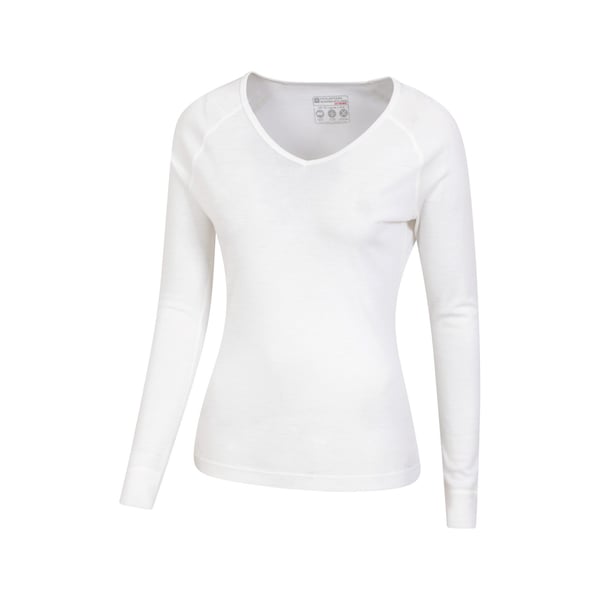 Mountain Warehouse Womens/Ladies Merino Wool V Neck Top