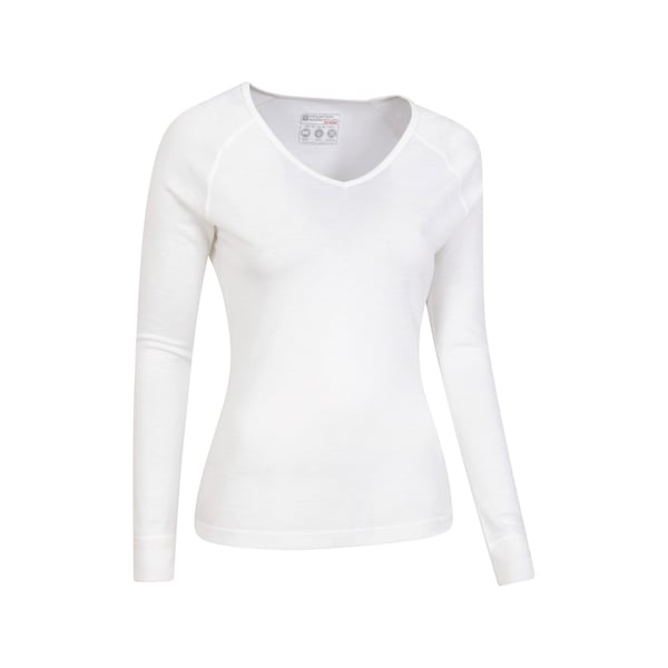 Mountain Warehouse Womens/Ladies Merino Wool V Neck Top