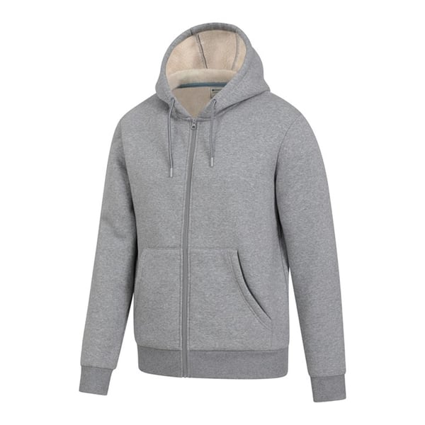 Mountain Warehouse Mens Dalton Borg Lined Full Zip Hoodie