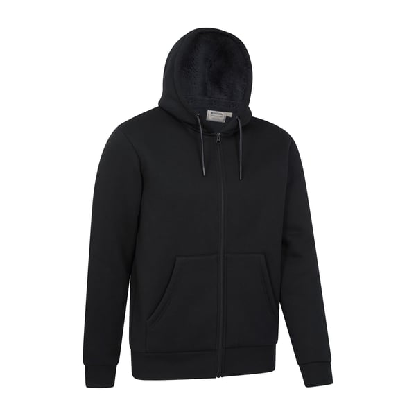 Mountain Warehouse Mens Dalton Borg Lined Full Zip Hoodie