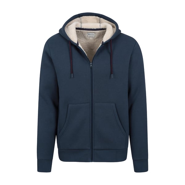 Mountain Warehouse Mens Dalton Borg Lined Full Zip Hoodie