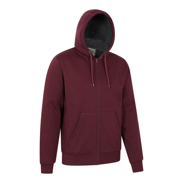 Mountain Warehouse Mens Dalton Borg Lined Full Zip Hoodie