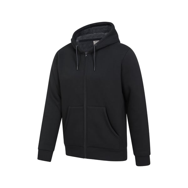 Mountain Warehouse Mens Dalton Borg Lined Full Zip Hoodie