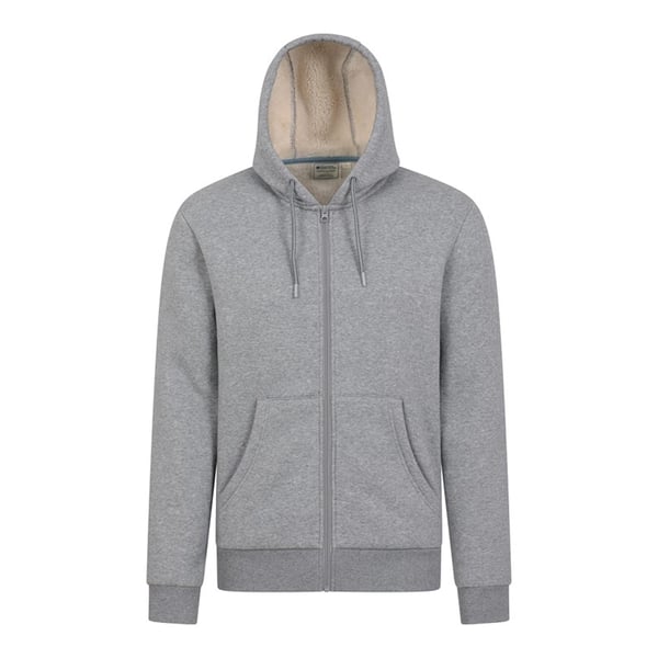 Mountain Warehouse Mens Dalton Borg Lined Full Zip Hoodie