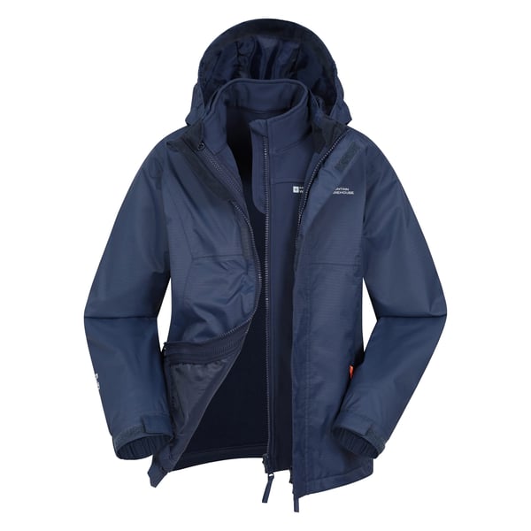 Mountain Warehouse Childrens/Kids Bracken Extreme 3 In 1 Waterproof Jacket