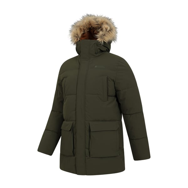 Mountain Warehouse Mens Fern Water Resistant Padded Parka
