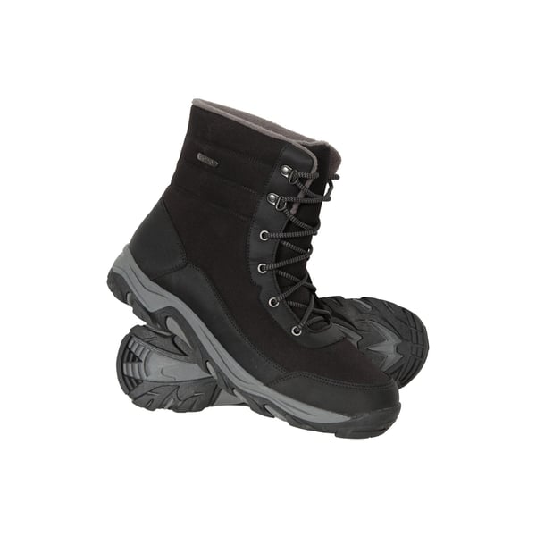 Mountain Warehouse Mens Ohio Fleece Lined Snow Boots