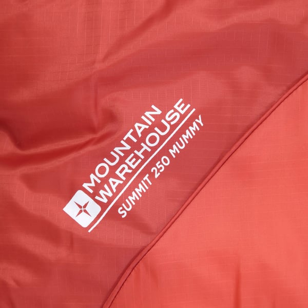 Mountain Warehouse Summit 250 Right Zip Winter Mummy Sleeping Bag