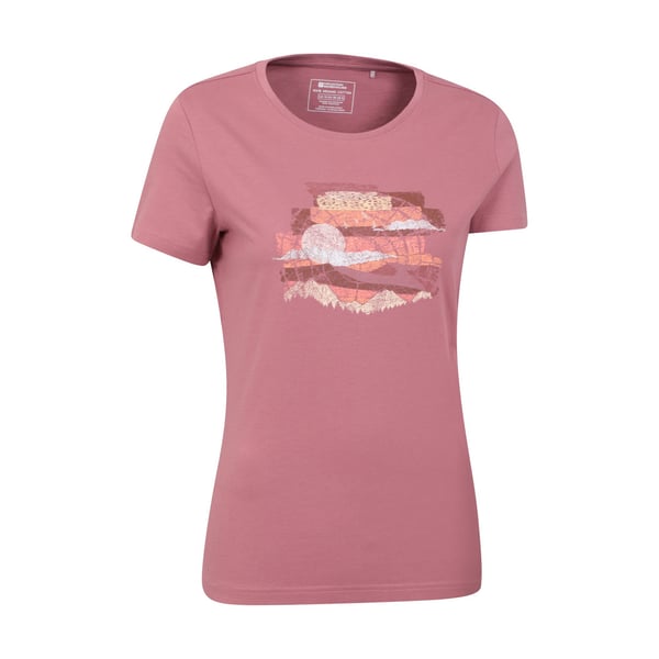 Mountain Warehouse Womens/Ladies Landscape Organic T-Shirt