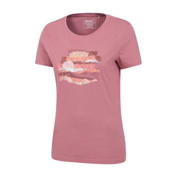 Mountain Warehouse Womens/Ladies Landscape Organic T-Shirt