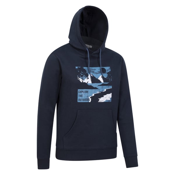 Mountain Warehouse Mens Explore The Outdoors Hoodie