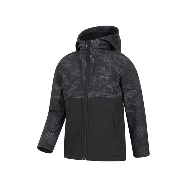 Mountain Warehouse Barn/Kids Exodus Kamouflage Softshelljacka