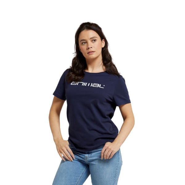 Animal Womens/Ladies Marina Logo Organic T-Shirt