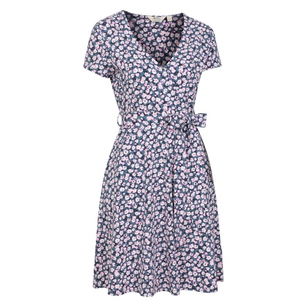Mountain Warehouse Womens/Ladies Santorini Floral Jersey Wrap Dress