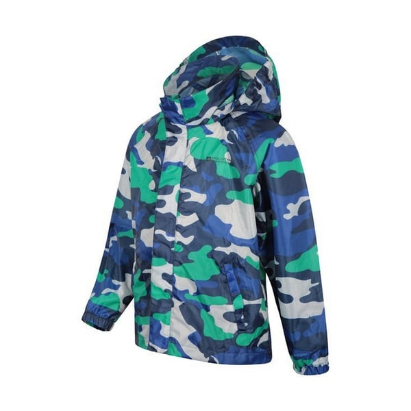 Mountain Warehouse Childrens/Kids Pakka Camo Waterproof Jacket