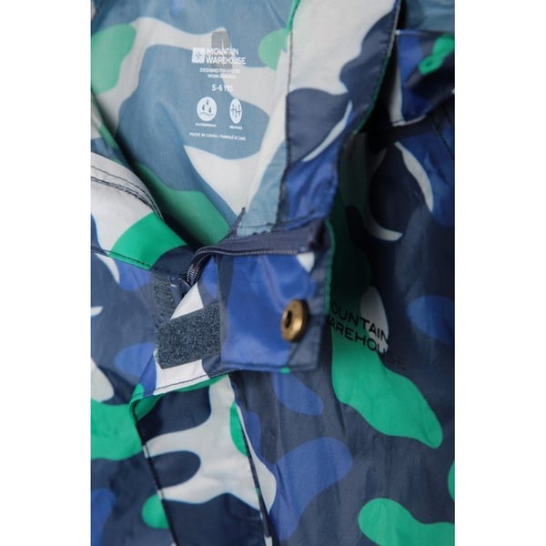 Mountain Warehouse Childrens/Kids Pakka Camo Waterproof Jacket