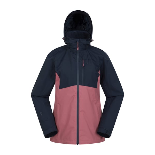 Mountain Warehouse Dam/Kvinnor Rainforest II Extreme Colour Block Vattentät Jacka
