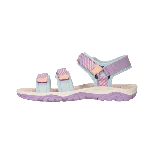 Mountain Warehouse Childrens/Kids Tonal Stripe 3 Touch Fastening Strap Sandals