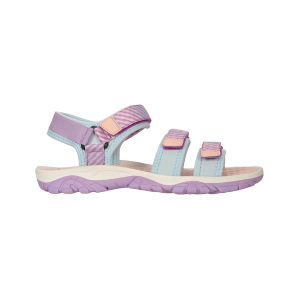 Mountain Warehouse Childrens/Kids Tonal Stripe 3 Touch Fastening Strap Sandals