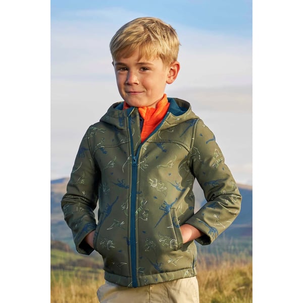 Mountain Warehouse Lasten Exodus II Dinosaurukset Vettähylkivä Softshell-takki